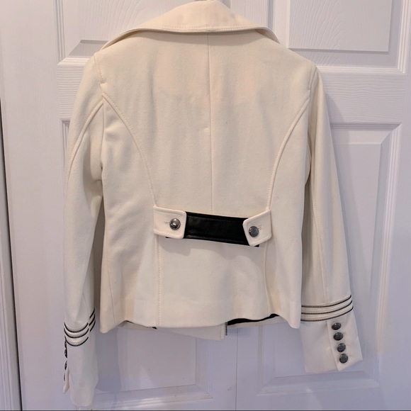 Guess Cream Wool Peacoat - Picture 2 of 6